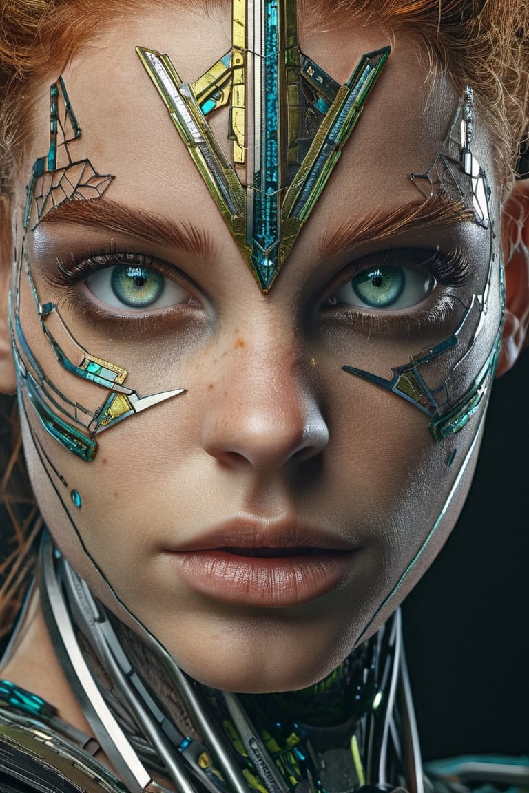  dxhr style  ssae beautiful android RAW upper body photo, beautiful detailed face, ultra realistic, concept art, intricate details, highly detailed, photorealistic, octane render, 8 k, unreal engine. art by Mark Seliger and Alessio Albi, ((cosmic topaz eyes)) wet eyeliner,  perfecteyes ((topaz))