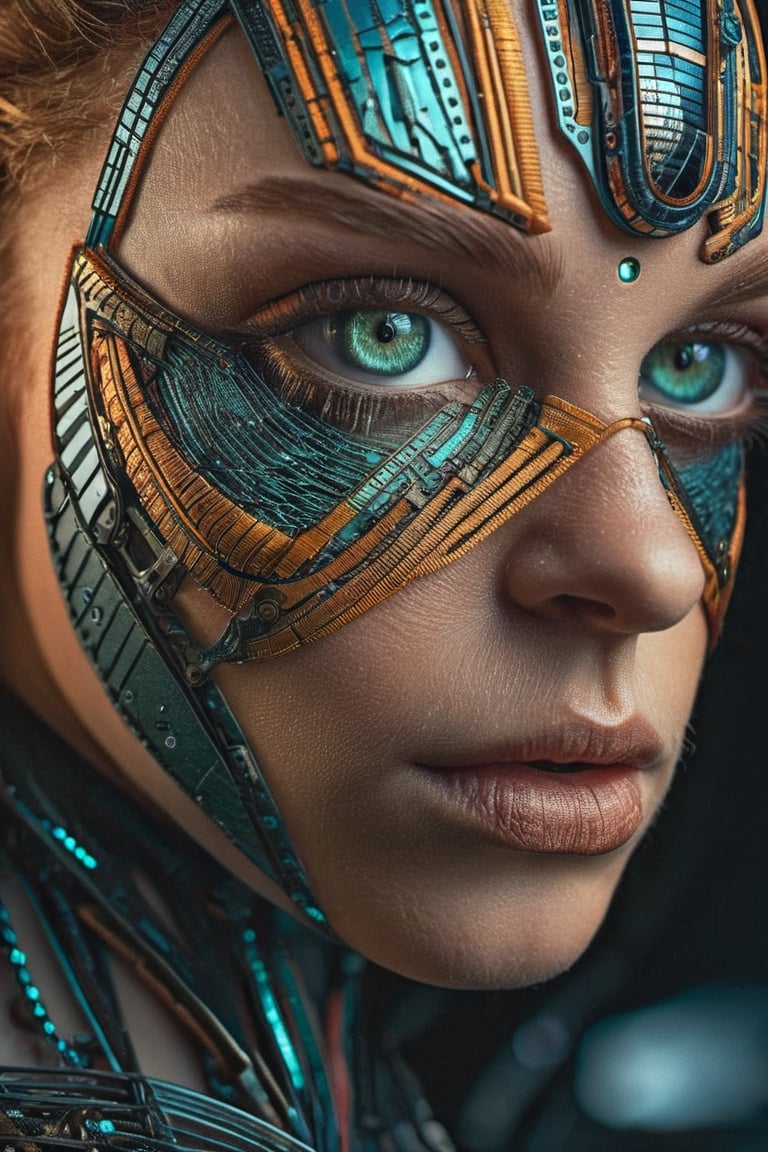 beautiful android RAW upper body photo, beautiful detailed face, ultra realistic, concept art, intricate details, highly detailed, photorealistic, octane render, 8 k, unreal engine. art by Mark Seliger and Alessio Albi, ((cosmic topaz eyes)) wet eyeliner,  perfecteyes ((topaz))