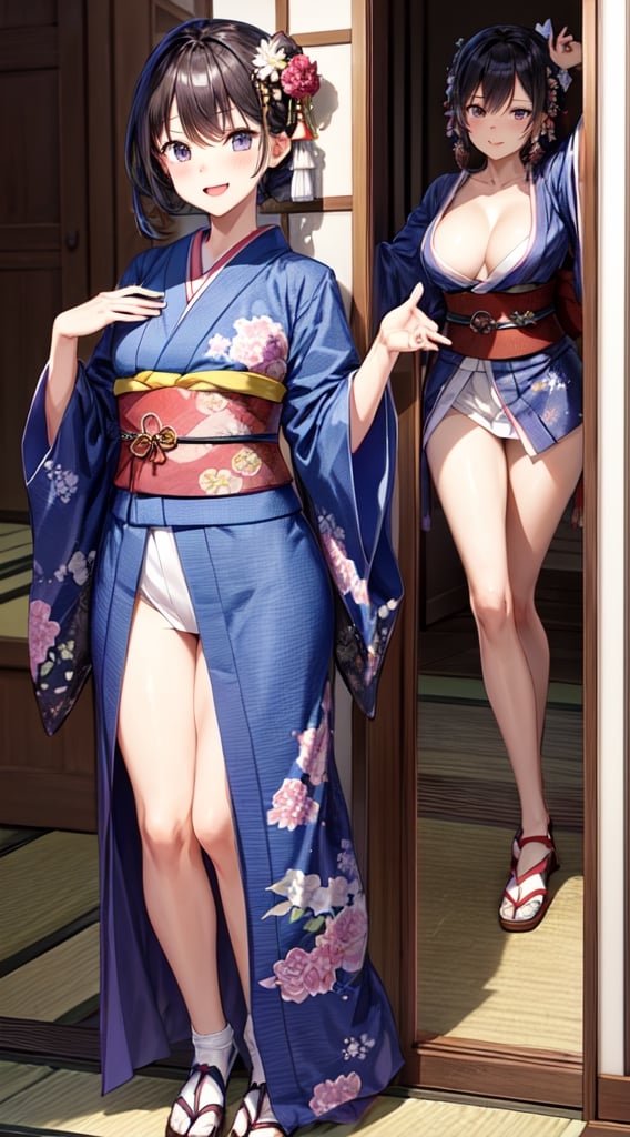 1girls, kimono, sexy