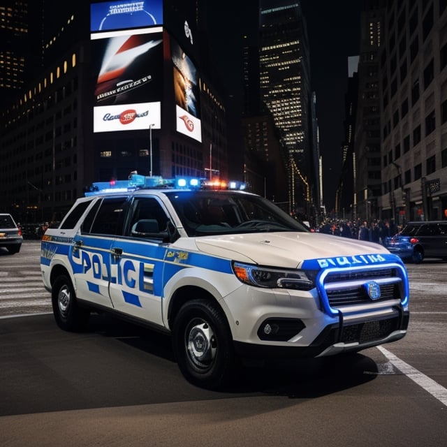 A New York City police car