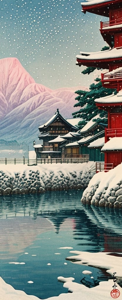 best quality, masterpiece, ultra detailed, highres, RAW image),
🎍,❄️,羽子板市,浅草,酉の市,
windy, 
vibrant colors, bold colors, ,ukiyo-e