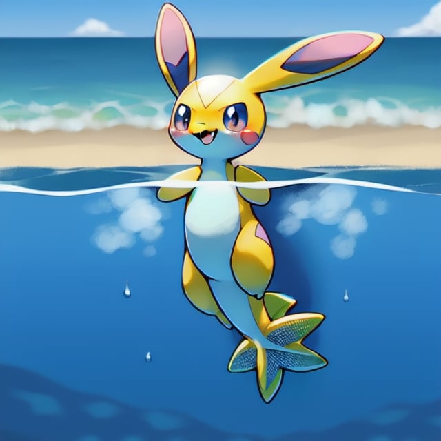 Pokemon fish rabbit Type: Water