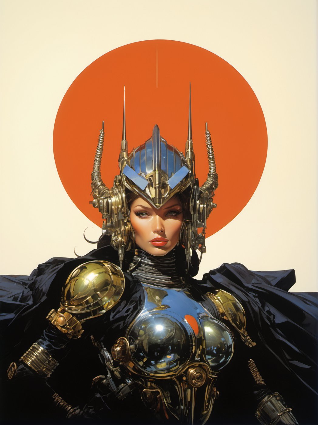 art by Masamune Shirow, art by J.C. Leyendecker, art by simon bisley, a masterpiece, stunning beauty, hyper-realistic oil painting, a star wars alien creature,  loose clothing, a portrait picture, incredible detail, 