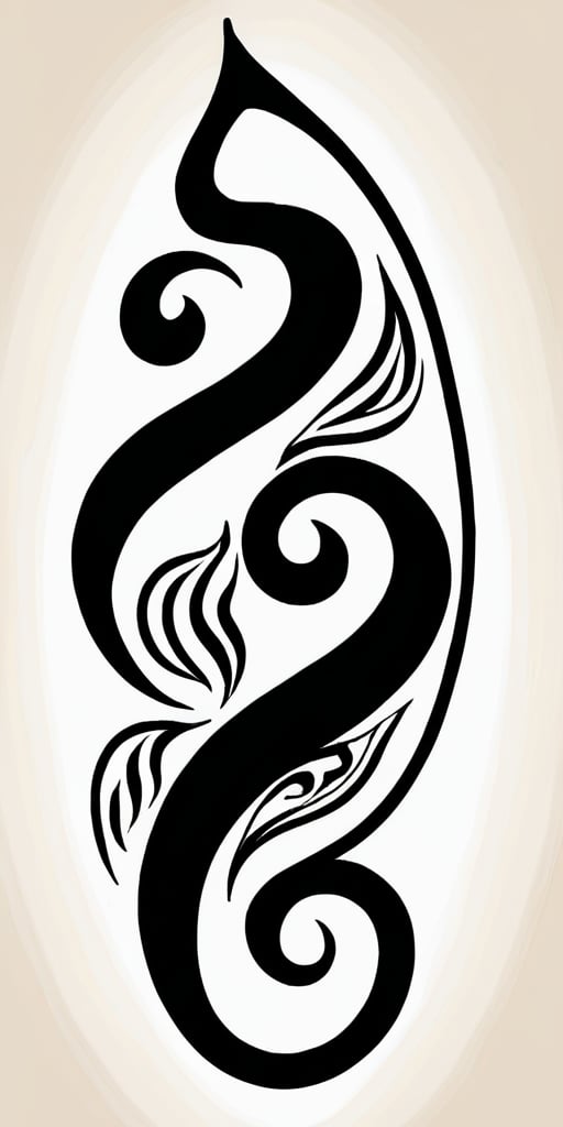 calligraphic image of an opening parenthesis