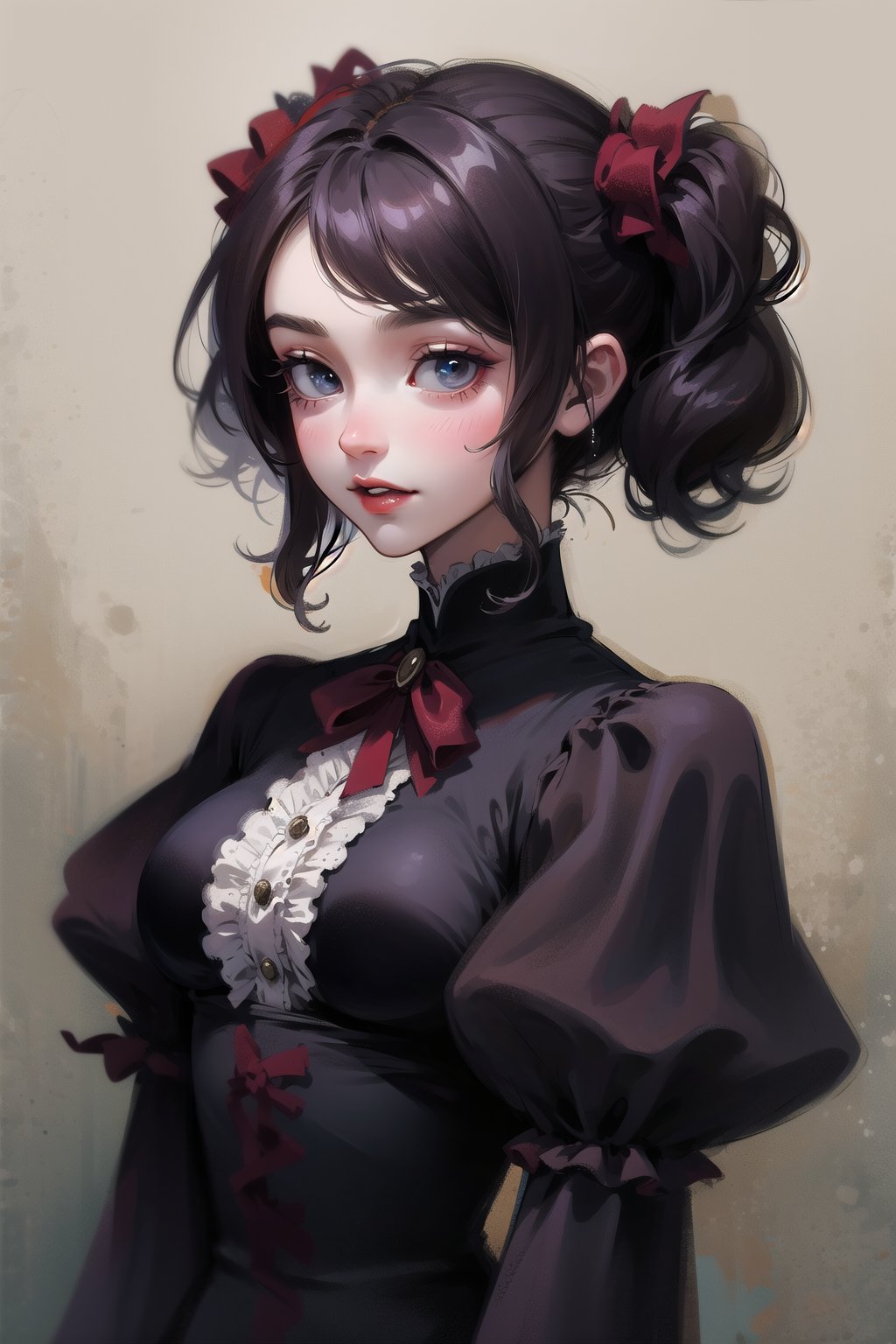 Cute Victorian vampire