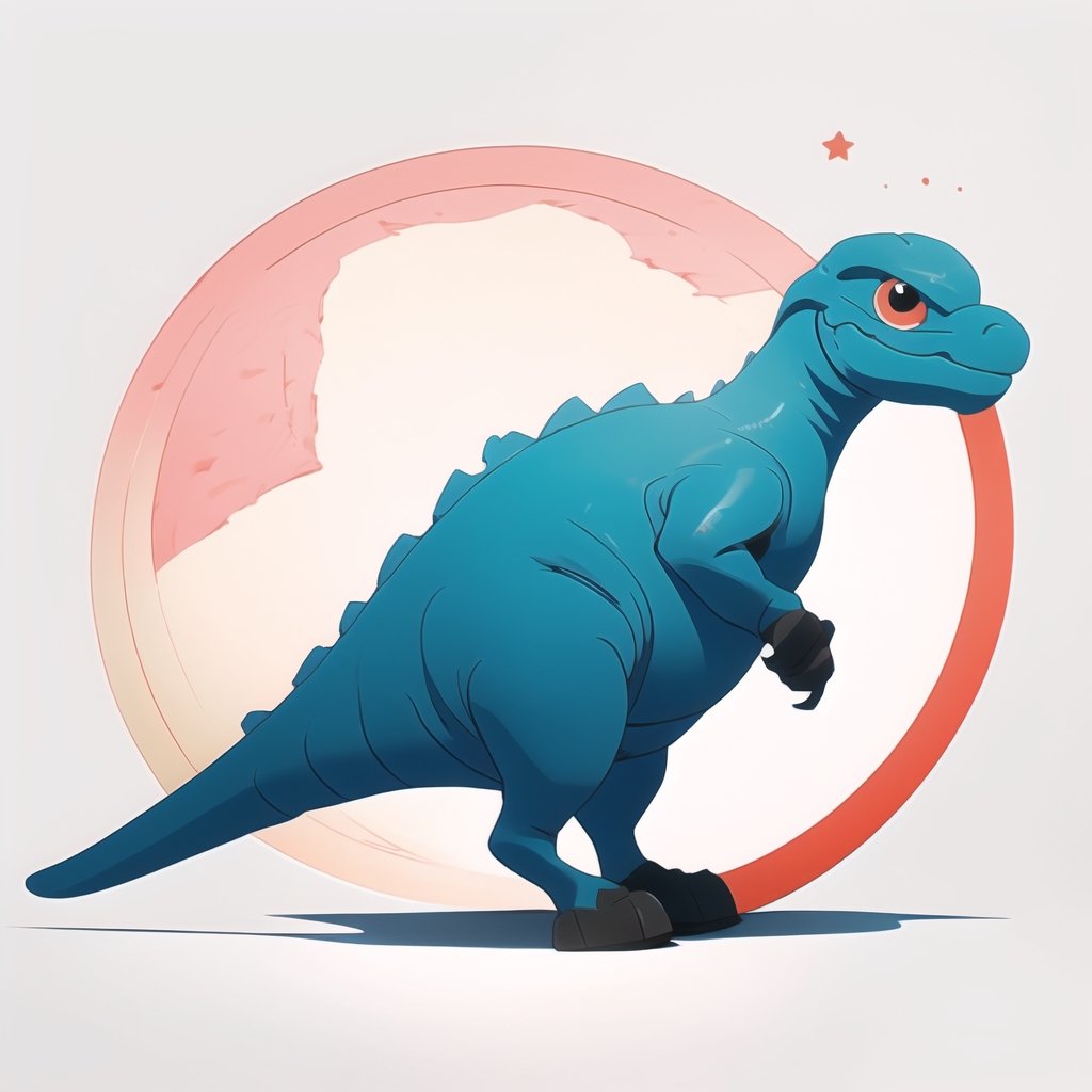 male super cute dinosaur inside a circle background, cute cartoon style, colorful, very clear, very creative, beautiful, 3d childish cute cartoon style:1.3, exceptional cute dinosaur anatomy, weapon, incredibly absurdres, break, (ultra quality, high quality, best quality, exceptional quality, new, newest, best aesthetic, original, outstanding, exceptional), epic cute, cute details, intricate cute detailed texture materials, cg, cgi, trending on cgsociety, low poly, best quality dinosaur-based rendering, unreal engine 5, octane render, cel-shading, tessellation, 