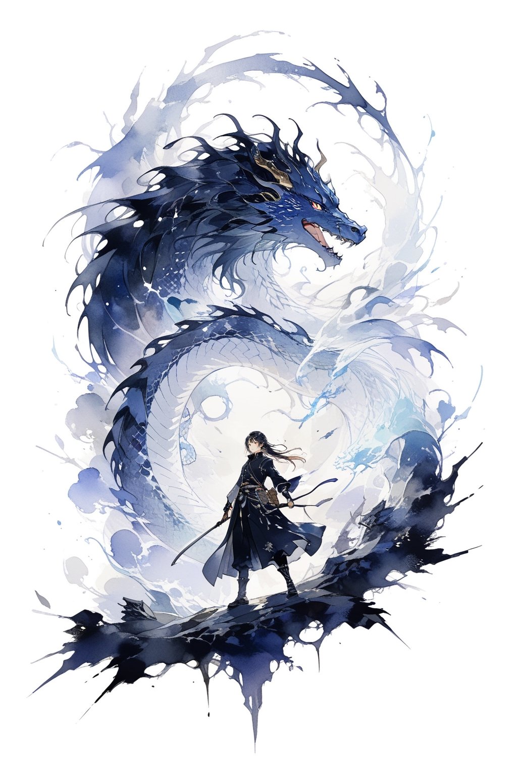 a powerful artifact that can grant immortality is guarded by a powerful dragon
masterpiece, best quality, aesthetic,neue wilde,Watercolour,Wonder of Beauty,more detail XL,niji5