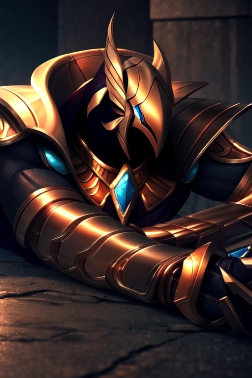 Highly detailed, High Quality, 4k, beautiful, azir1, male, Azir1, strong, sexy, muscular, sleeping, lying down