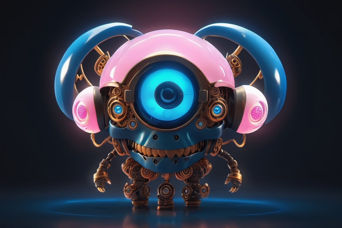 TenTen Mascot, micro designed cute monster, blue and white colored, minimalistic, 3d style, DonMCyb3rN3cr0XL ,Techno-full body, artificial intelligence,avatar cute
Cute skull man with heart-shaped eyes 
Background full of pink hearts
It's a couple holding hands,DonMChr0m4t3rr4XL ,3d style,steampunk style,DonMCyb3rN3cr0XL 