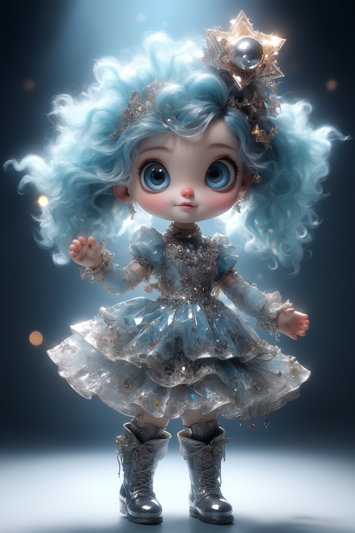 Character portrait of  Max Born, standing on stage, side profile, caricature, chibi, kawaii,3d rendering, octane rendering, volumetric light, victorian fashion, metallic, highly-detailed symmetric face, detailed eyes, ultra sharp, highest quality, art by Anja Millen and George Cruikshank and Bordalo II, smooth, sharp focus, trending on artforum, behance hd, kids story book style, muted colors, watercolor style, dancing sexy woman miniskirt, knee high boots jewelry, make up, light blue eyes, multicolor hair,close eyes, A Ultra realistic, cinematic expression, a stunningly portrait, Cute and adorable christmas child hugging a christmas teddy bear, sweet expression, innocence, tender smile,  long hair, dynamic,  hoarfrost metal lace, christmas theme,  fantasy,  sunlight,  sunbeam, intricate detail,  12k,  front,  cover,  unzoom,  hyperdetailed painting,  luminism,  Bar lighting,  complex,  4k resolution concept art portrait by Greg Rutkowski,  Artgerm,  WLOP,  Alphonse Mucha,  little fusion pojatti realistic,  fractal isometrics details bioluminescens : a stunning realistic photograph, dynamic movement.