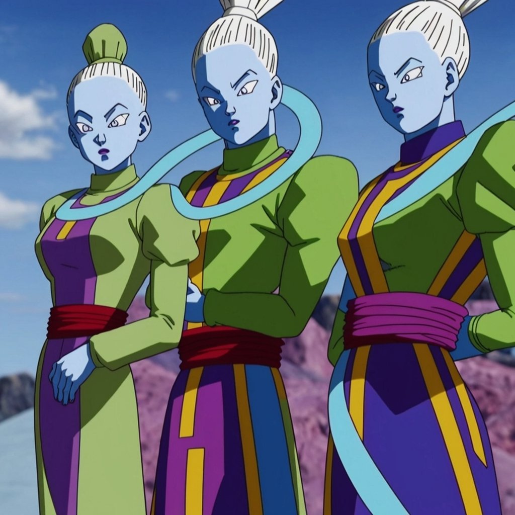 
the character WHIS man from dragon ball wearing suit, very elegant dress jacket,Vados_DB