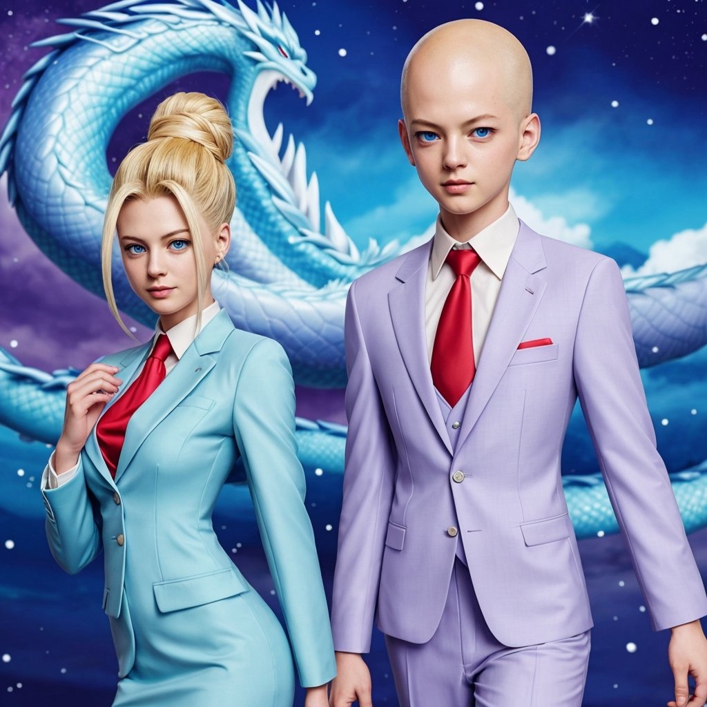 
the character whis from dragon ball wearing a suit, very elegant dress jacket