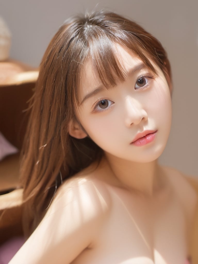 (a 18-year-old [Japanese idol|Korean idol] naked, sexy) extremely high resolution and a very realistic background,16k photos from award-winning professional photographers,Has the best realistic light and shadow,(Fully nude and detailed big breasts and pink detailed small nipples and detailed areolas and detailed natural pubic brown hair and detailed pussy, slim body and sexy pose, smooth skin),Her facial features are very detailed, her eyes are clearly visible, hot, Ultra high resolution, full body, high resolution, (masterpiece: 1.4), hyper-detail, full body, middle length hair, {{sexy}} color theme, beautiful female, full lips, parted_lips, detailed eyes, pretty face, Sexy Pose, adorable_eyes, Real skin, pastel_background, masterpiece, highly detailed, sharp focus, dynamic lighting, vivid colors, texture detail, particle effects, storytelling elements, narrative flair, UE5, HDR, subject-background isolation, beautymix, big breasts :1.9, full body, full nude, naked, No clothes, xxmix_girl, detailmaster2, Real eyes, The right eyes, Textured skin, UHD, retina,perfect