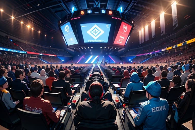 A team participating in a competition, the World Esports Championship, the game project League of Legends