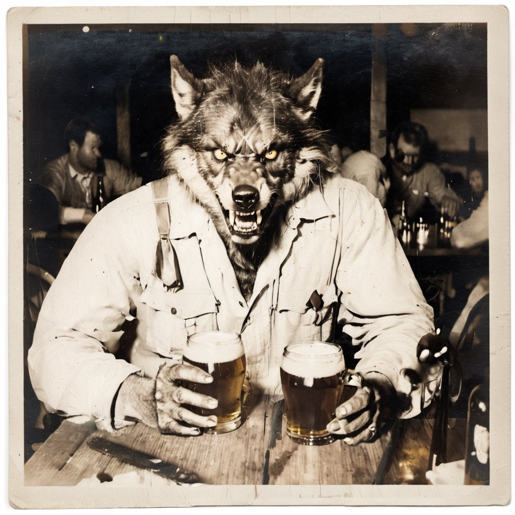 restaurant, werewolf, beer