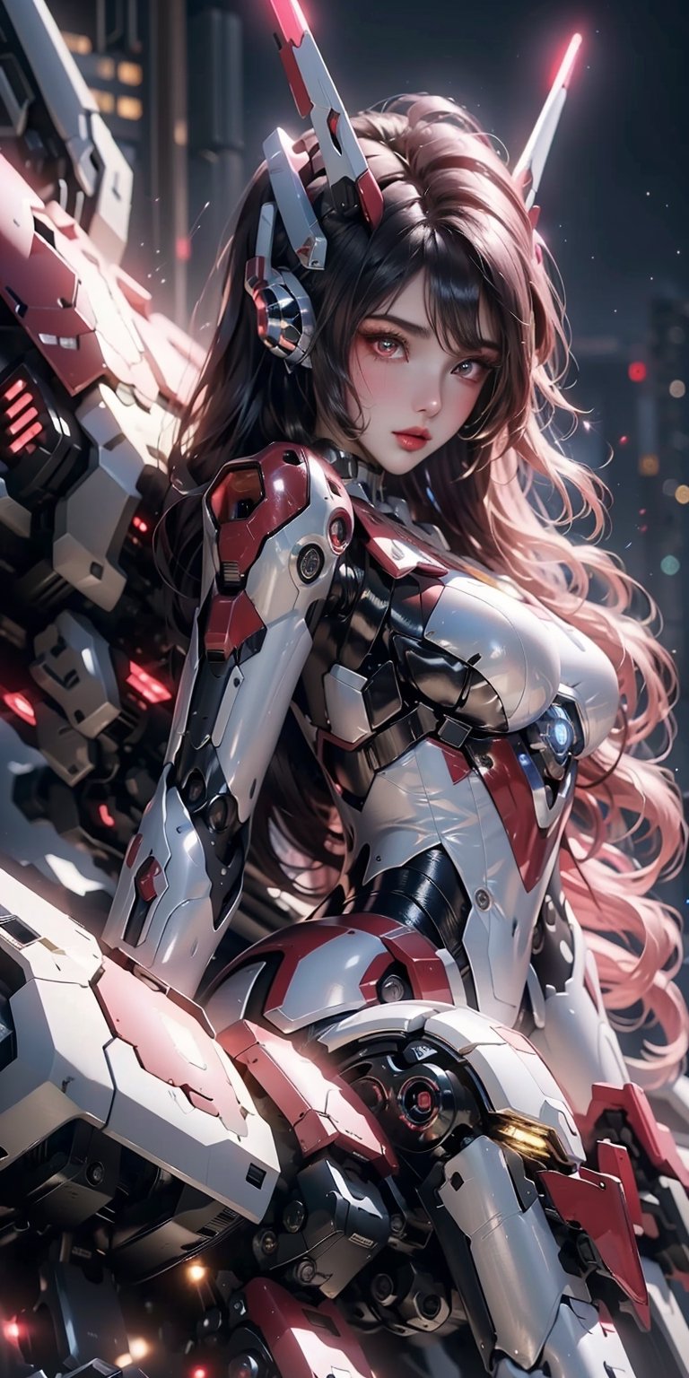 concept mecha girl dark hair in dark red firing ambient cyberpunk reds glow eyes blue electrick sparks
high res, high quality, skinny, photorealistic, realistic, ((masterpiece)), ,photostudio, aesthetic,mecha,hightech_robotics,glitter,High detailed ,z1l4