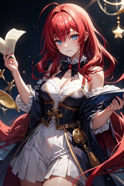 red hair magician