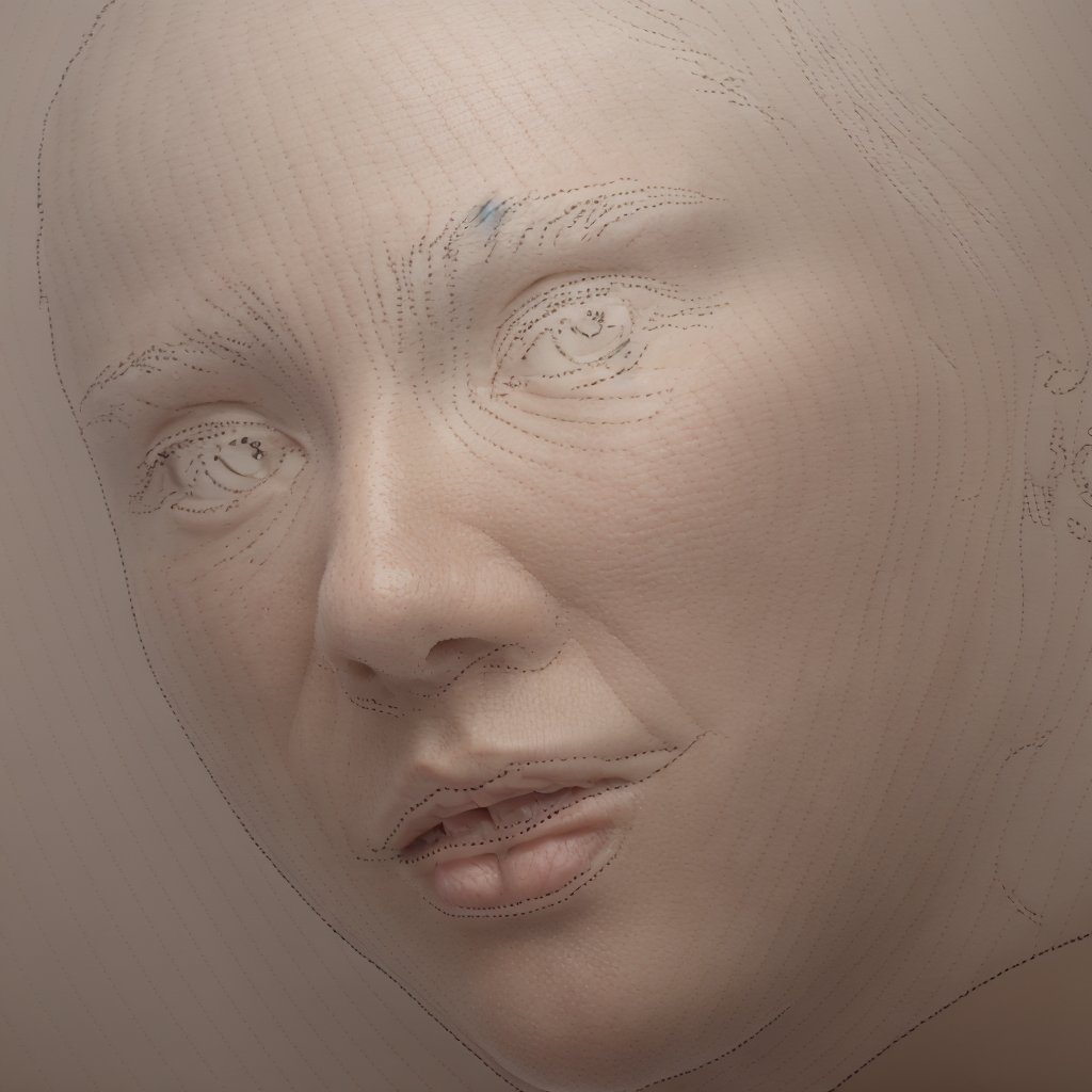 , symmetrical studio portrait of (hairless) Female, overcast lighting, symmetrical diffused lighting, nice skin, natural skin texture, dry skin, ((head facing forward symmetrically)), head and neck fully framed, highly detailed 8k skin texture, plane grey background, in the style of Daniel Boschung's FACE CARTOGRAPHY, 

detailed face, detailed nose, realism, realistic, raw, photorealistic, stunning realistic photograph, smooth,