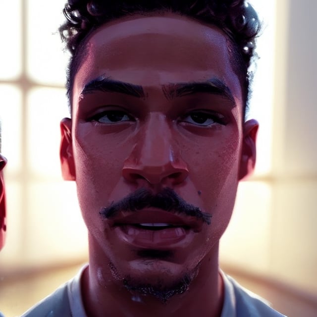 full format portrait of Elliot Knight, ((realistic human face proportions)), Meybis Ruiz Cruz, photorealistic, perfectly framed portrait, style, backlighting, in the style of the cycle frontier,more detail ,SAM YANG,More Detail,photorealistic,3DMM,SimplyPaint,1 girl