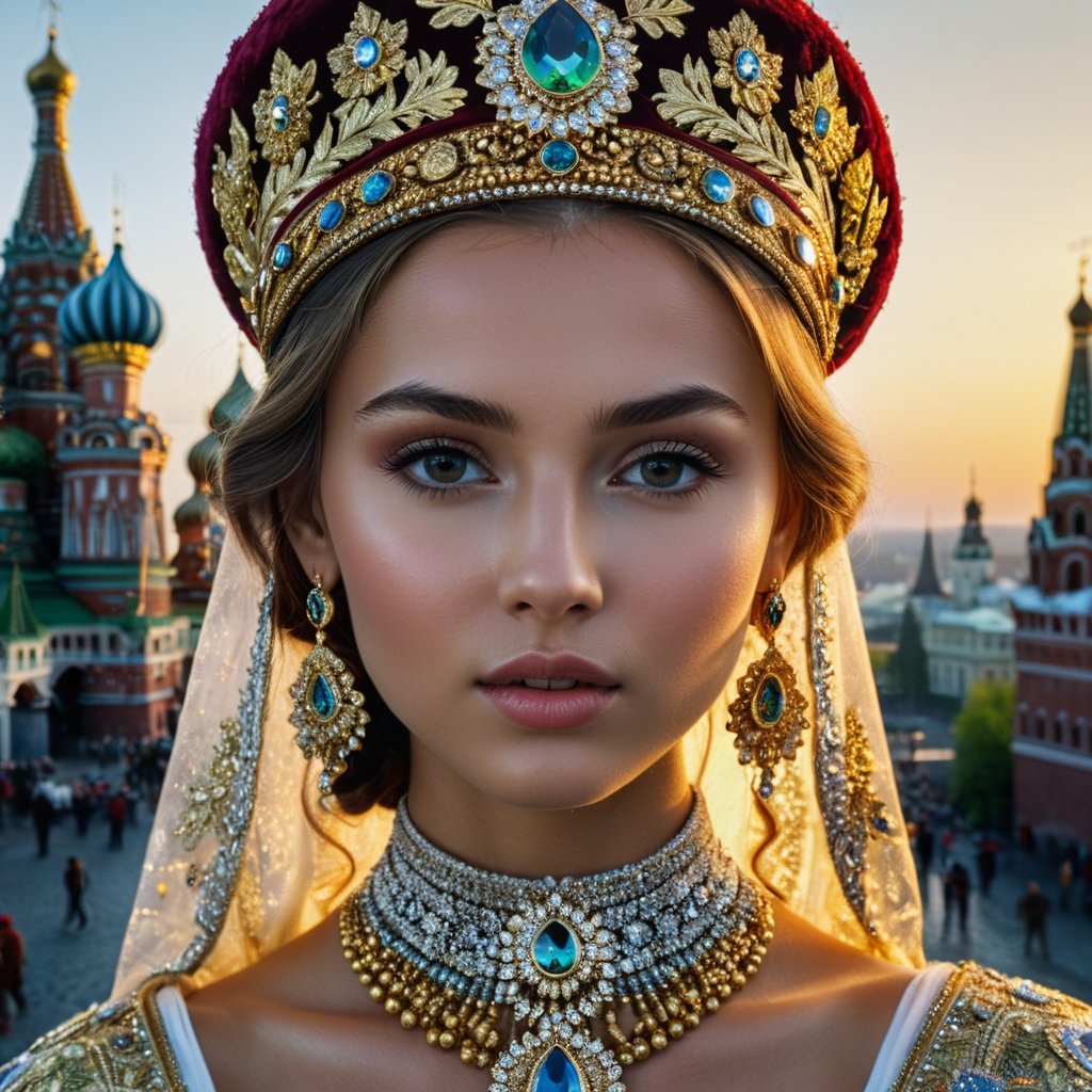 realistic, 4K, RAW photo, glistening textures, photography, HDR, cinematic lighting, iridescent gold, golden hour, photorealistic, reflection, award-winning, “”20 year old miss RUSSIA” by Steve McCurry, 35mm, F/2.8, insanely detailed and intricate, character, hypermaximalist, elegant, ornate, beautiful, exotic, revealing, appealing, attractive, amative, hyper-realistic, super detailed, popular on pornhub”