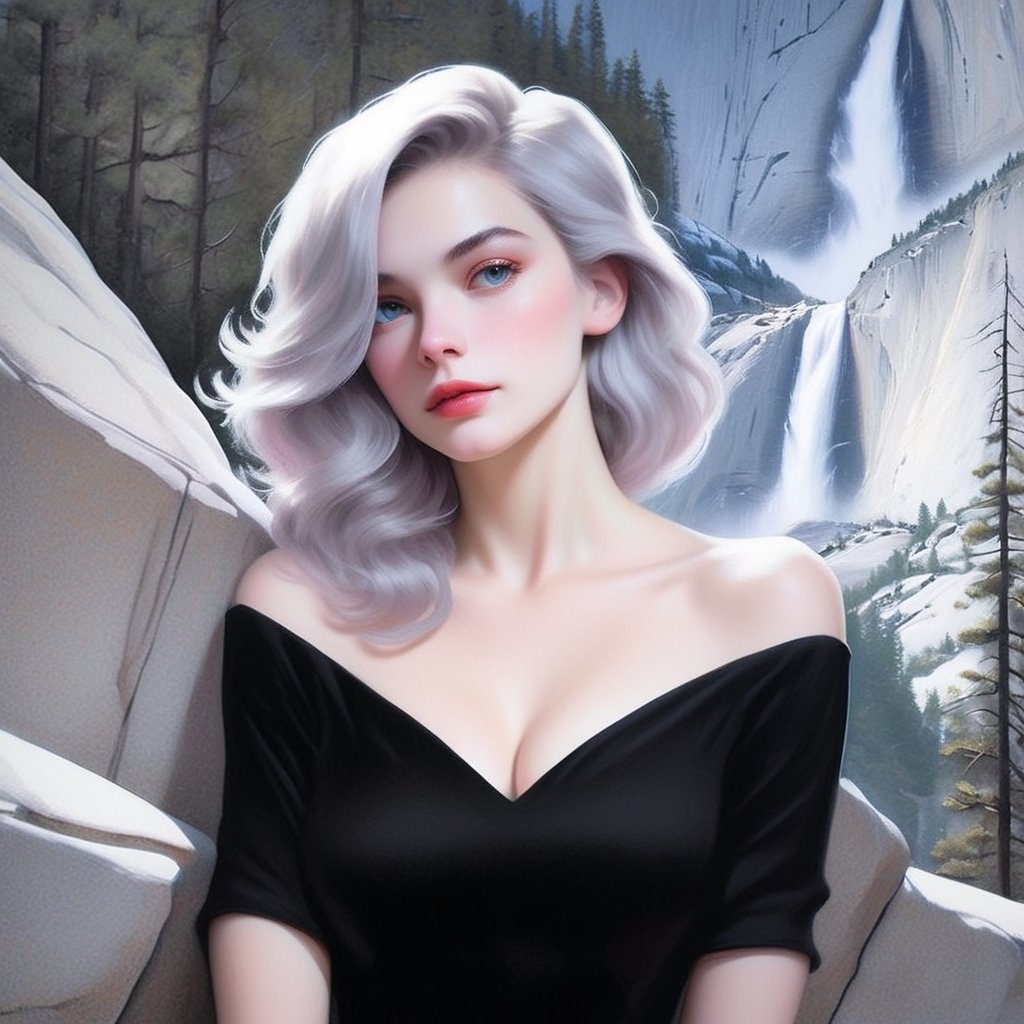 ((Ultra-detailed)) portrait of a beautiful girl \(inkycapwitchyhat\) taking selfie in Yosemite,detailed exquisite face,hourglass figure,model body,playful smirks,looking at viewer,(upperbody shot:1.3),(witchy hat:1.3)
BREAK
[backdrop:yglac1er,rock,mountain,grass]
BREAK
Ultra-Detailed,(sharp focus,high contrast:1.2),8K,trending on artstation,cinematic lighting,by Karol Bak, Alessandro Pautasso and Hayao Miyazaki, (inkycapwitchyhat:1.2),photo_b00ster,art_booster,real_booster,y0sem1te