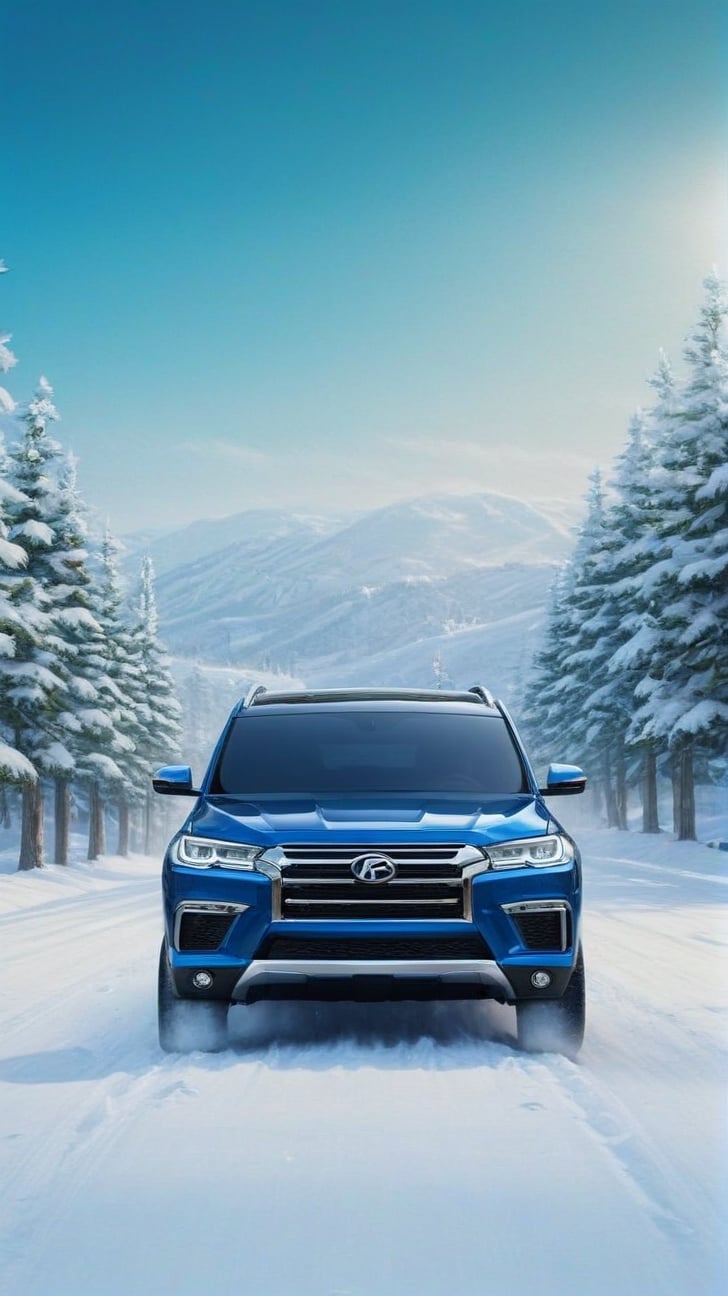 portrait of a modern SUV driving in snow road,snow,tree,house,detailed snow road backdrop,vivid color,
trending on artstation,perfect composition,cinematic lighting,anime vibes,(close up),by Karol Bak, Alessandro Pautasso and Hayao Miyazaki
BREAK A realistic photo of snow road in winder resort1,snow,tree,winter resort1