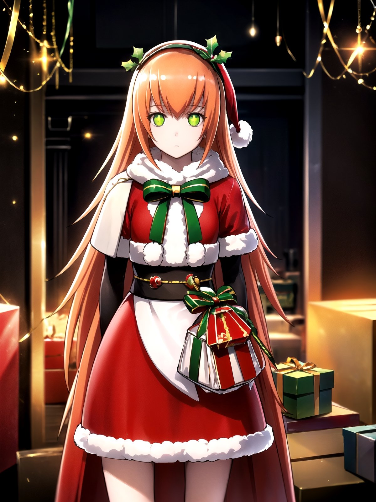 (masterpiece), (best quality), 8k illustration,
//Character,
overlordentoma, 1girl, solo, gift,
//Fashion,
santa_costume,
//Background,
indoors, christmas, ,cz2128 delta