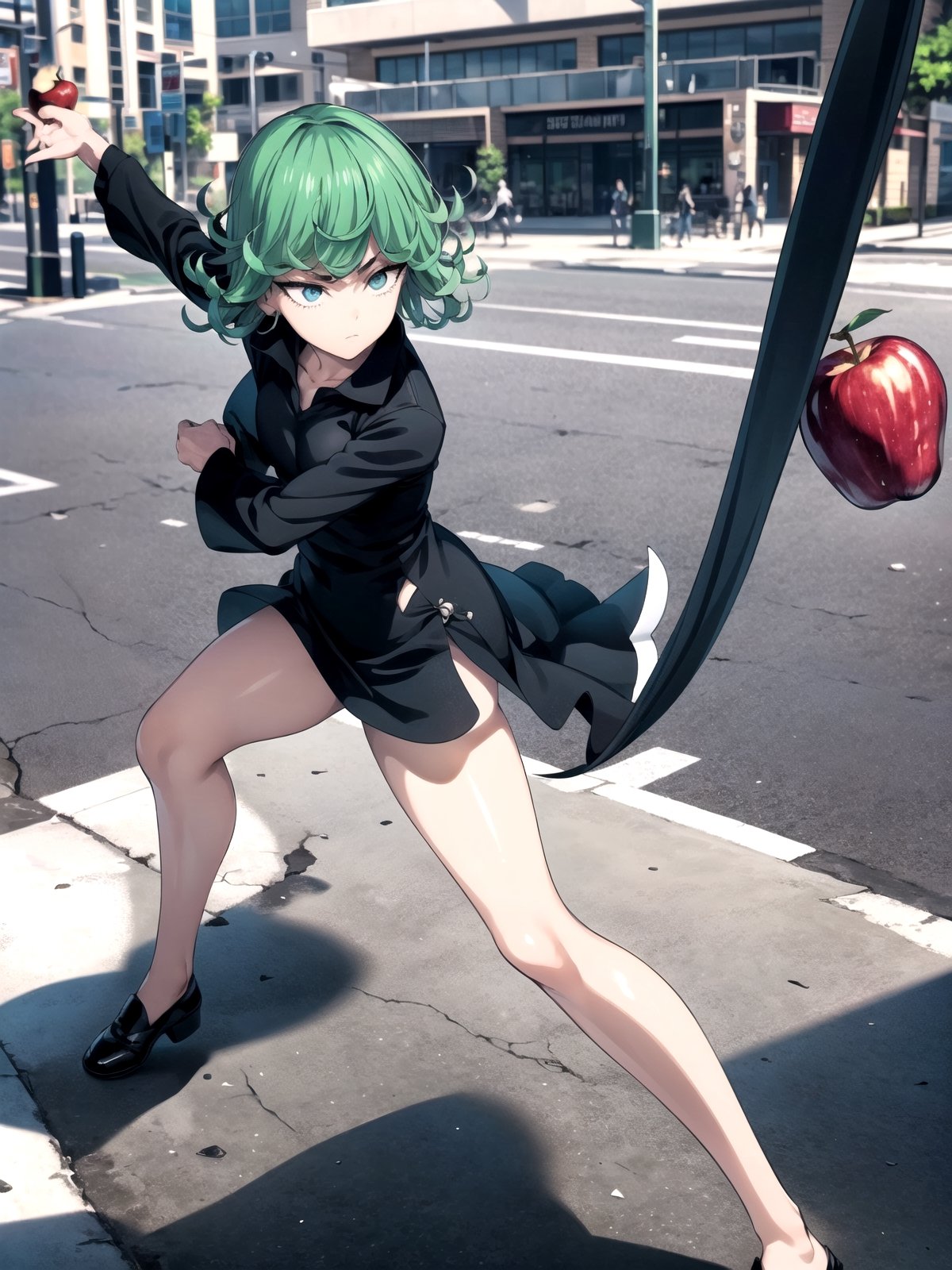 //Quality,
(masterpiece), (best quality), 8k illustration
,//Character,
1girl, solo
,//Fashion,
,//Background,
park, apple
,//Others,
superpower, hitting a boy,tatsumaki