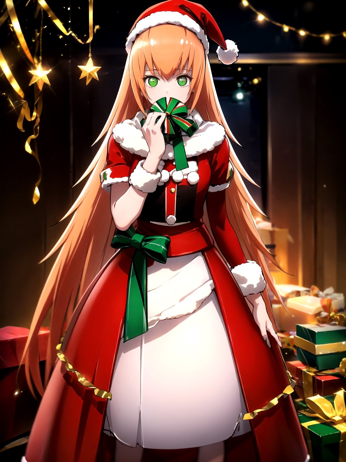 (masterpiece), (best quality), 8k illustration,
//Character,
overlordentoma, 1girl, solo, gift,
//Fashion,
santa_costume,
//Background,
indoors, christmas, ,cz2128 delta