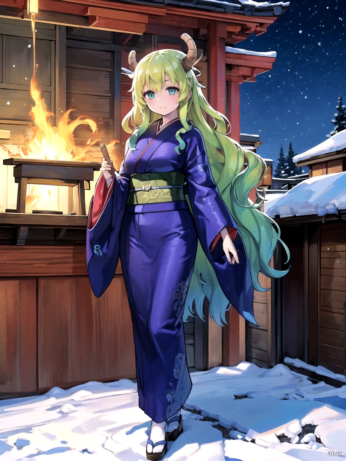 //Quality,
(masterpiece), (best quality), 8k illustration,
,//Character,
1girl, solo, large breasts
,//Fashion,
details (dark blue silk brocade kimono)
,//Background,
outdoors, winter, snow
,//Others,
happy new year 2024, dragon,lucoa