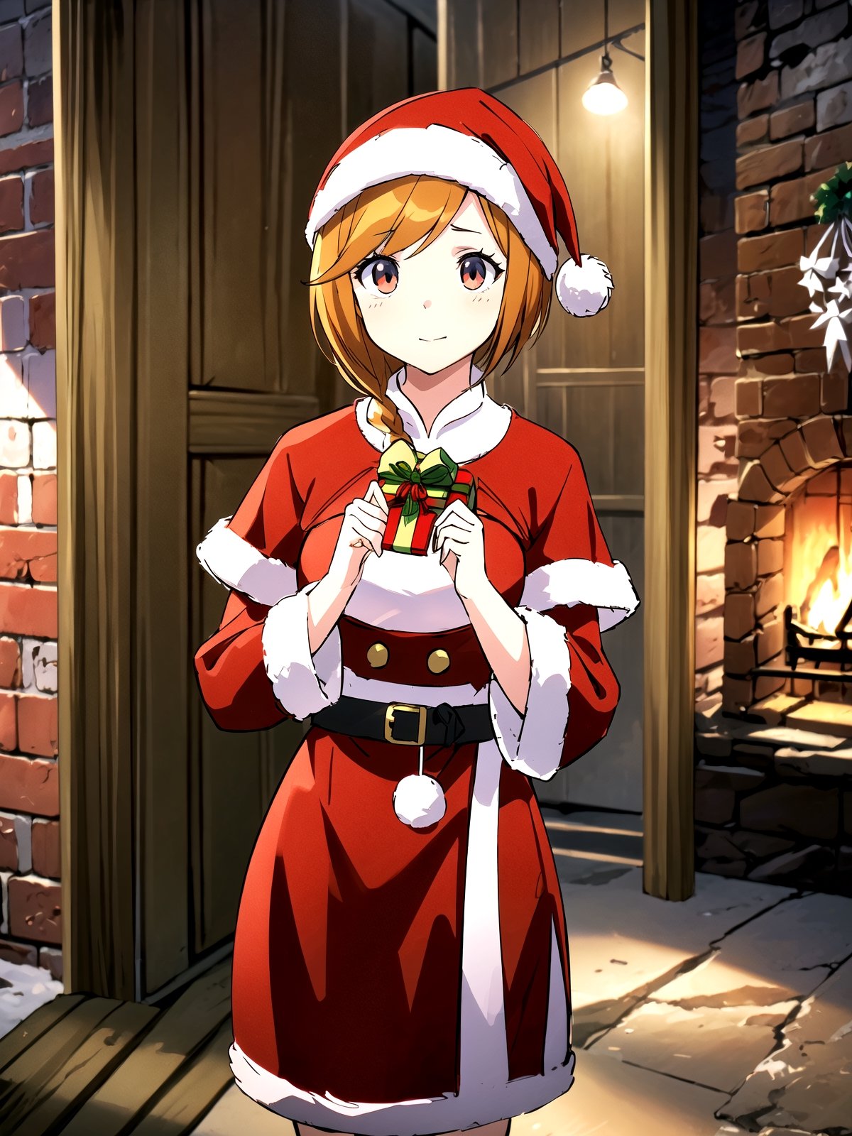 //Quality,
(masterpiece), (best quality), 8k illustration,
//Character,
overlordentoma, 1girl, solo, gift
//Fashion,
santa_costume,
//Background,
indoors, christmas, 
//Others,
,