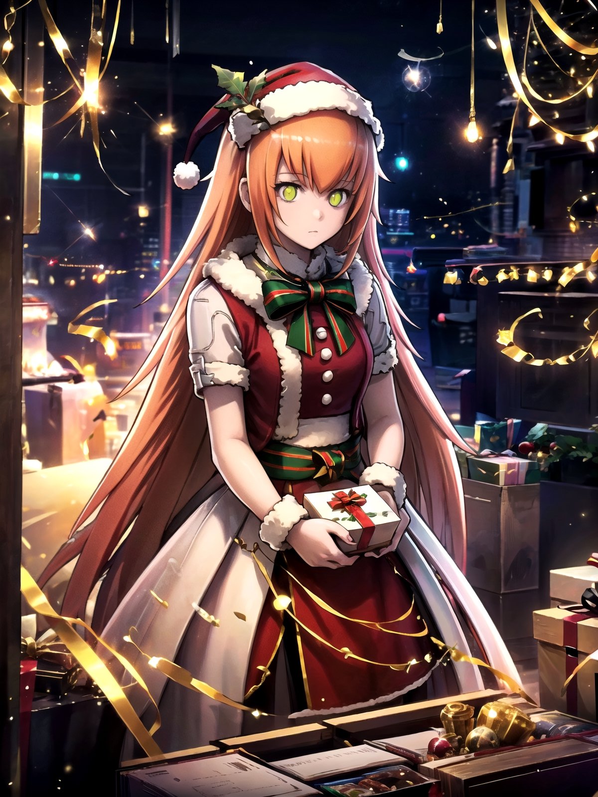 (masterpiece), (best quality), 8k illustration,
//Character,
overlordentoma, 1girl, solo, gift,
//Fashion,
santa_costume,
//Background,
indoors, christmas, ,cz2128 delta