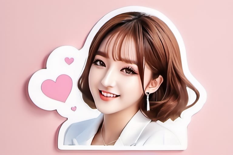 a digital rendering,Shutterstock,beans,stock photo,sticker,kpop,IDOL, girl, girl group