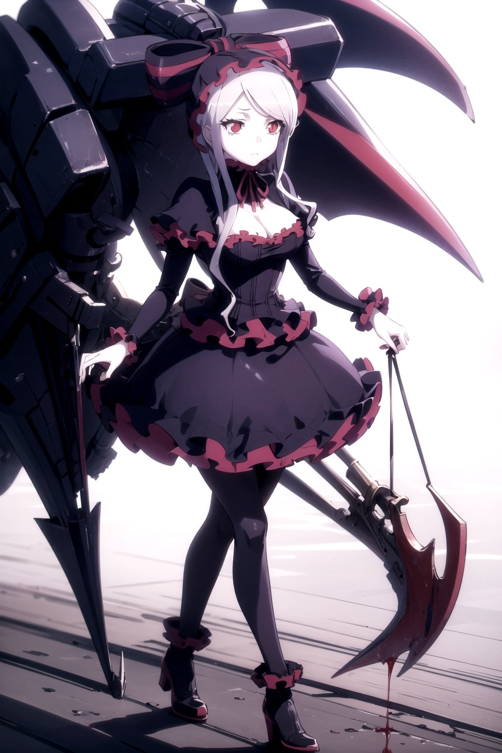 //Quality,
masterpiece, best quality
,//Character,
1girl, solo
,//Fashion,
,//Background,
white_background
,//Others,
,shalltear bloodfallen, frilled dress, gothic, bonnet, hair bow, full_body