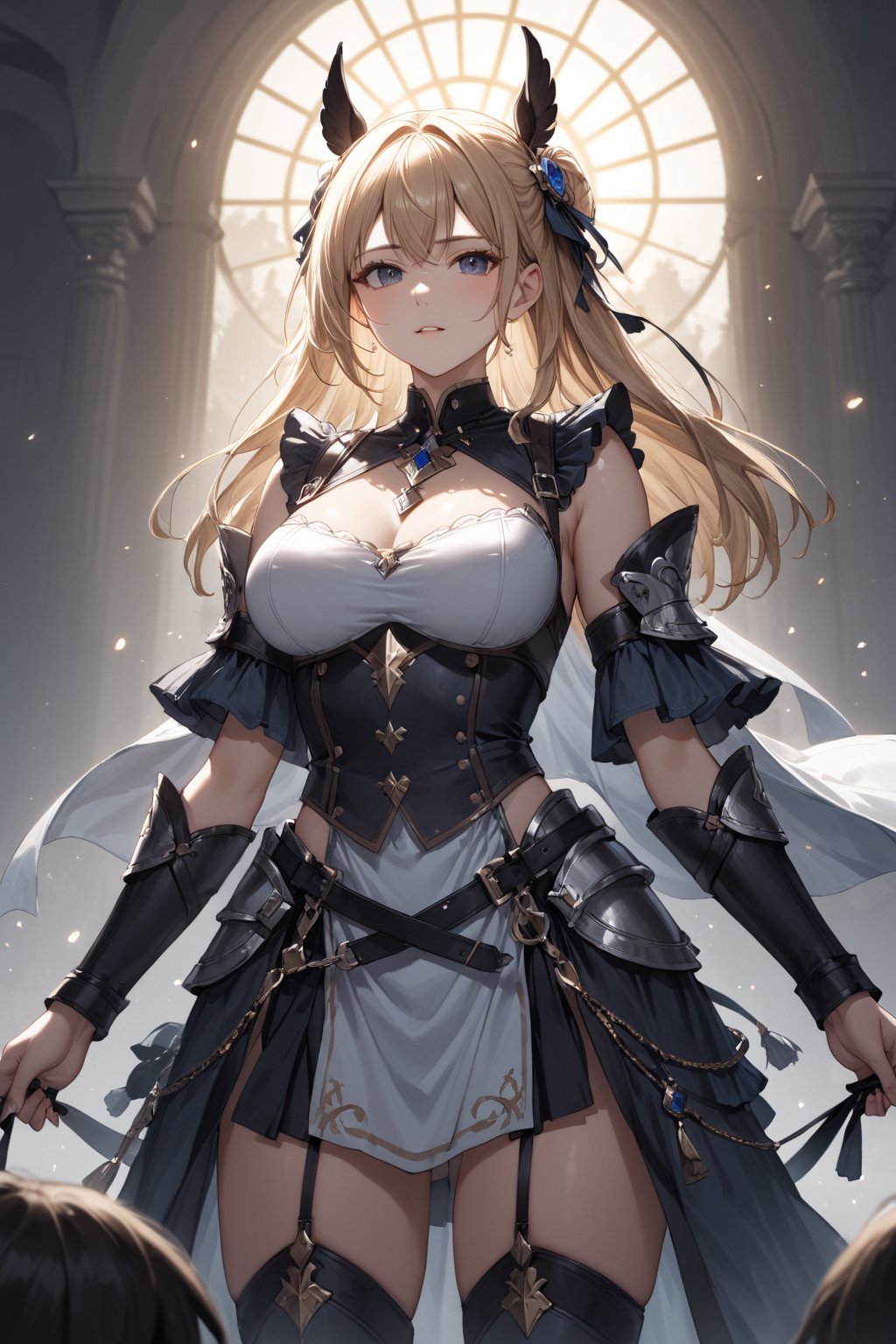 masterpiece, best quality, 8k, 8k UHD, ultra-high resolution, ultra-high definition, highres, cinematic lighting
,//Character, 
1girl, solo
,//Fashion, 
,//Background, 
,//Others, ,Expressiveh, hentai, 
A girl dressed as a valkyrie, riding a spectral horse through a battlefield filled with undead warriors.