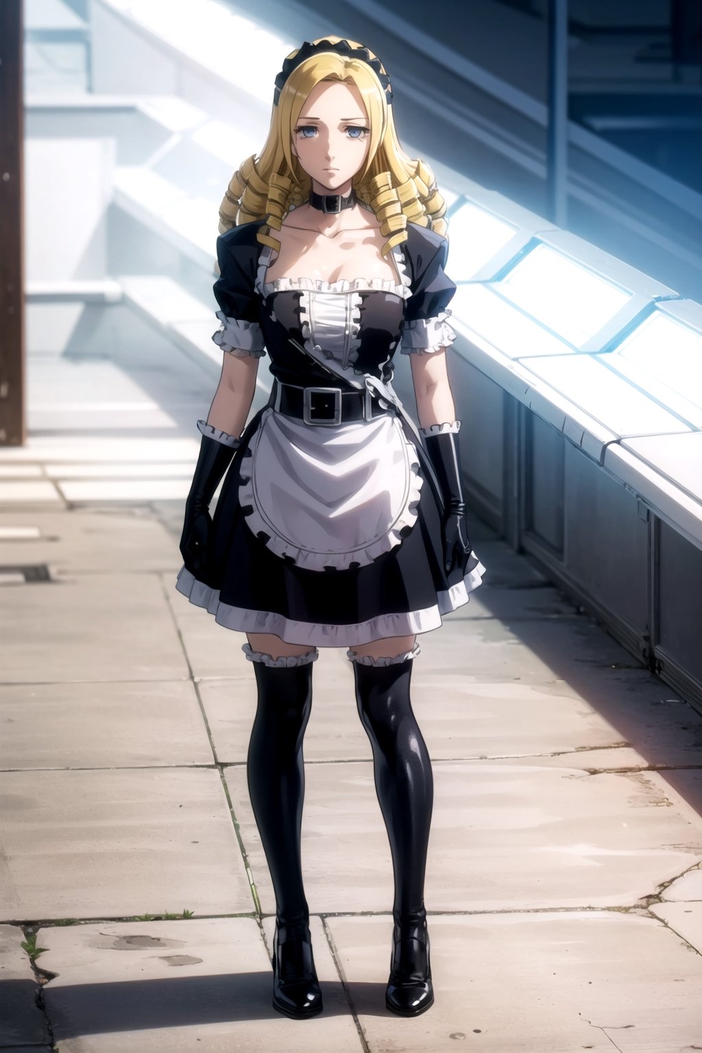 //Quality,
masterpiece, best quality
,//Character,
1girl, solo
,//Fashion,
,//Background,
white_background
,//Others,
,solution epsilon, maid, maid headdress, choker, elbow gloves, full_body