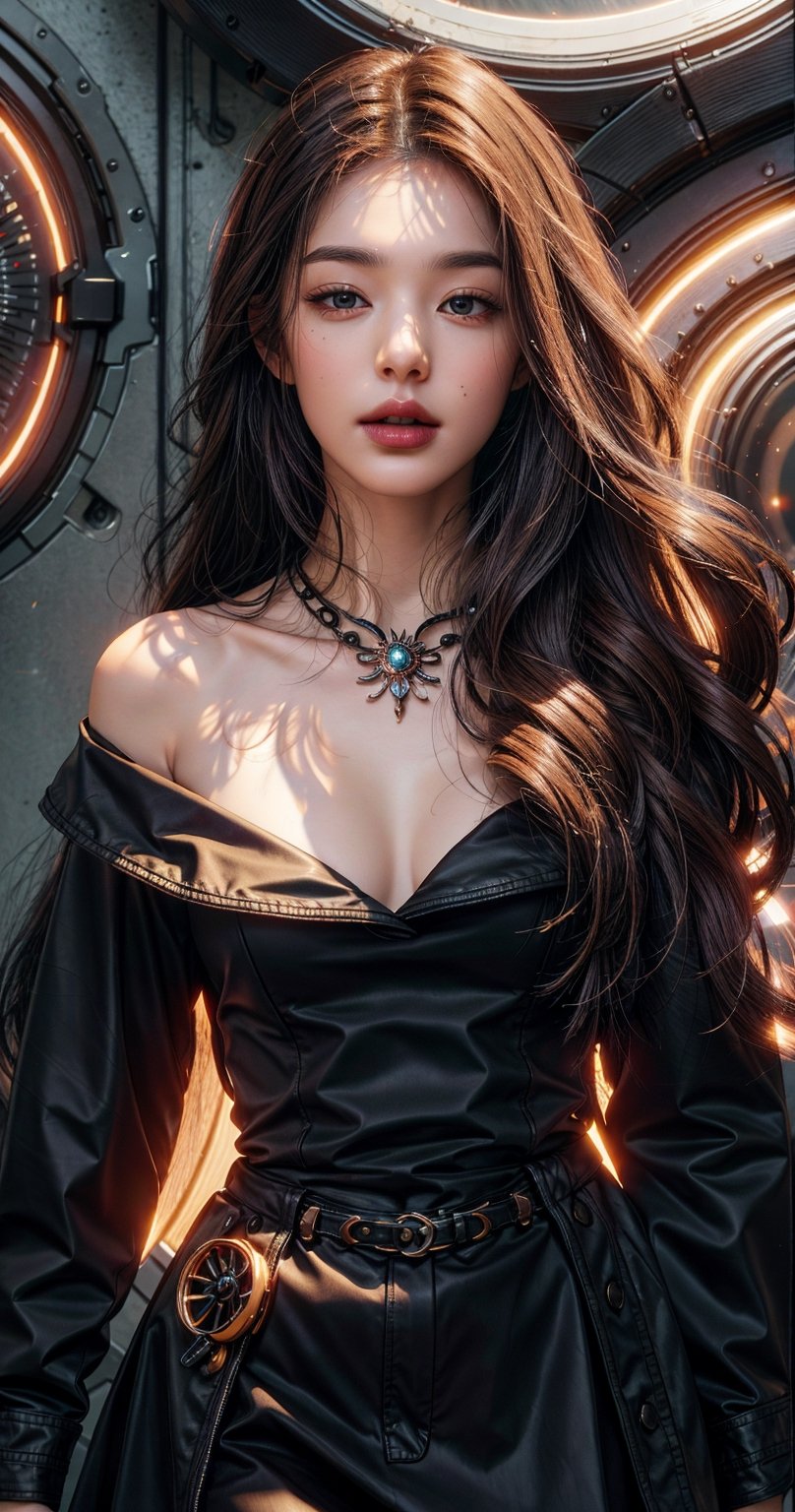 masterpiece,{{{best quality}}},(illustration)),{{{extremely detailed CG unity 8k ,Brilliant light,cinematic lighting,long_focus, Women, cut face (medium_breasts)High detailed, longhair, ghost in background , long hair ,looking_at_viewer,Halloween costume, midnight ,inblackholetech,midjourney,jwy1