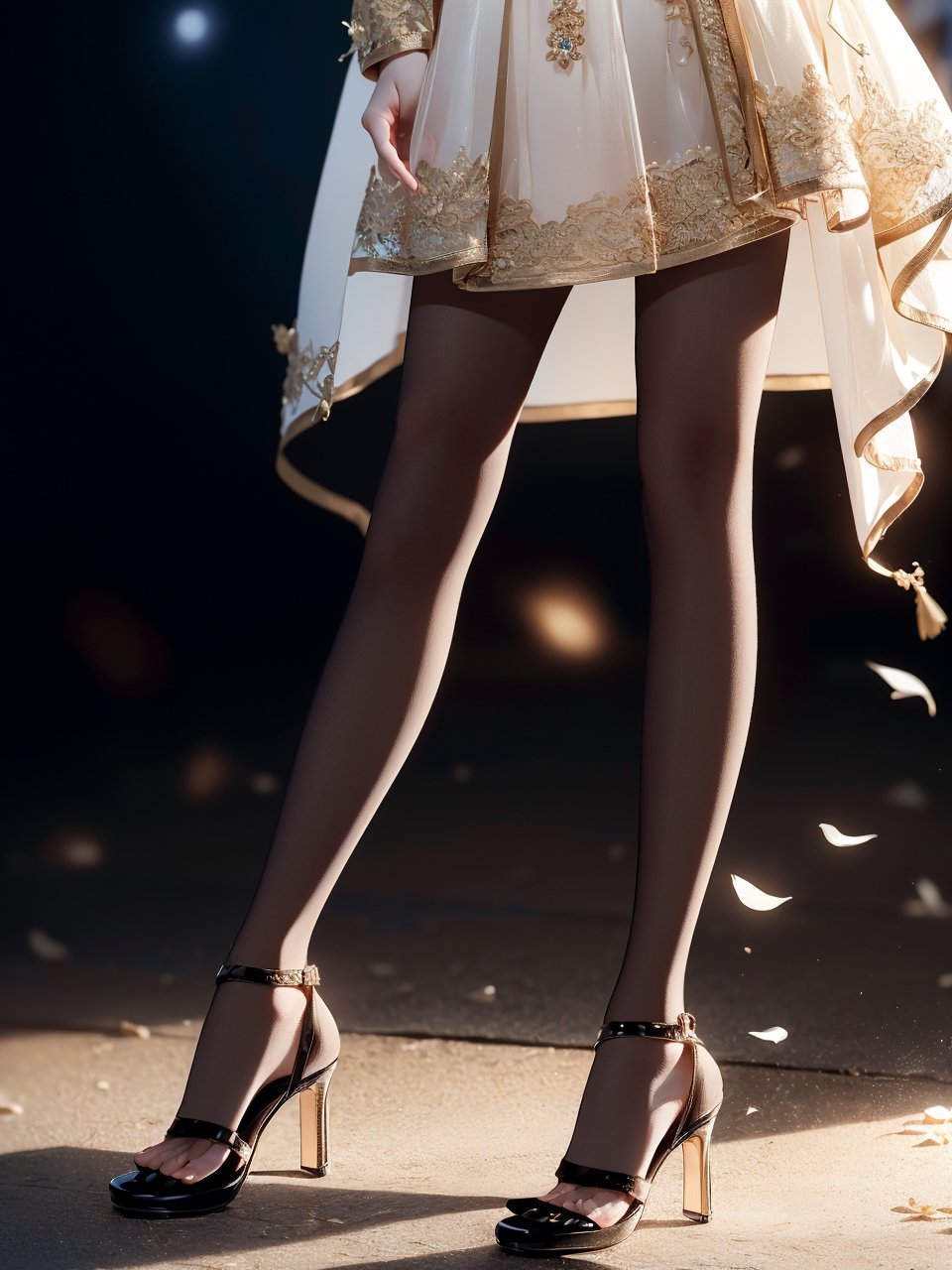 (best quality, masterpiece:1.2),ultra detailed,(photo realistic:1.4),solo,sexy lady,night beach,long_hair,blond_hair, hanbok, (((transparent heels))), (((Full_body_shot))), (((pantyhose))), (((Full_body_shot))), (((Full_body_shot))), 