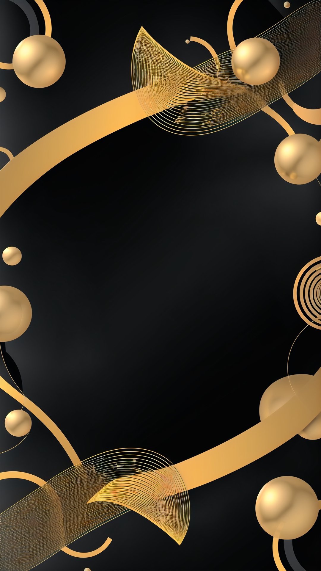 Abstract, mordern abstracts background, black gold