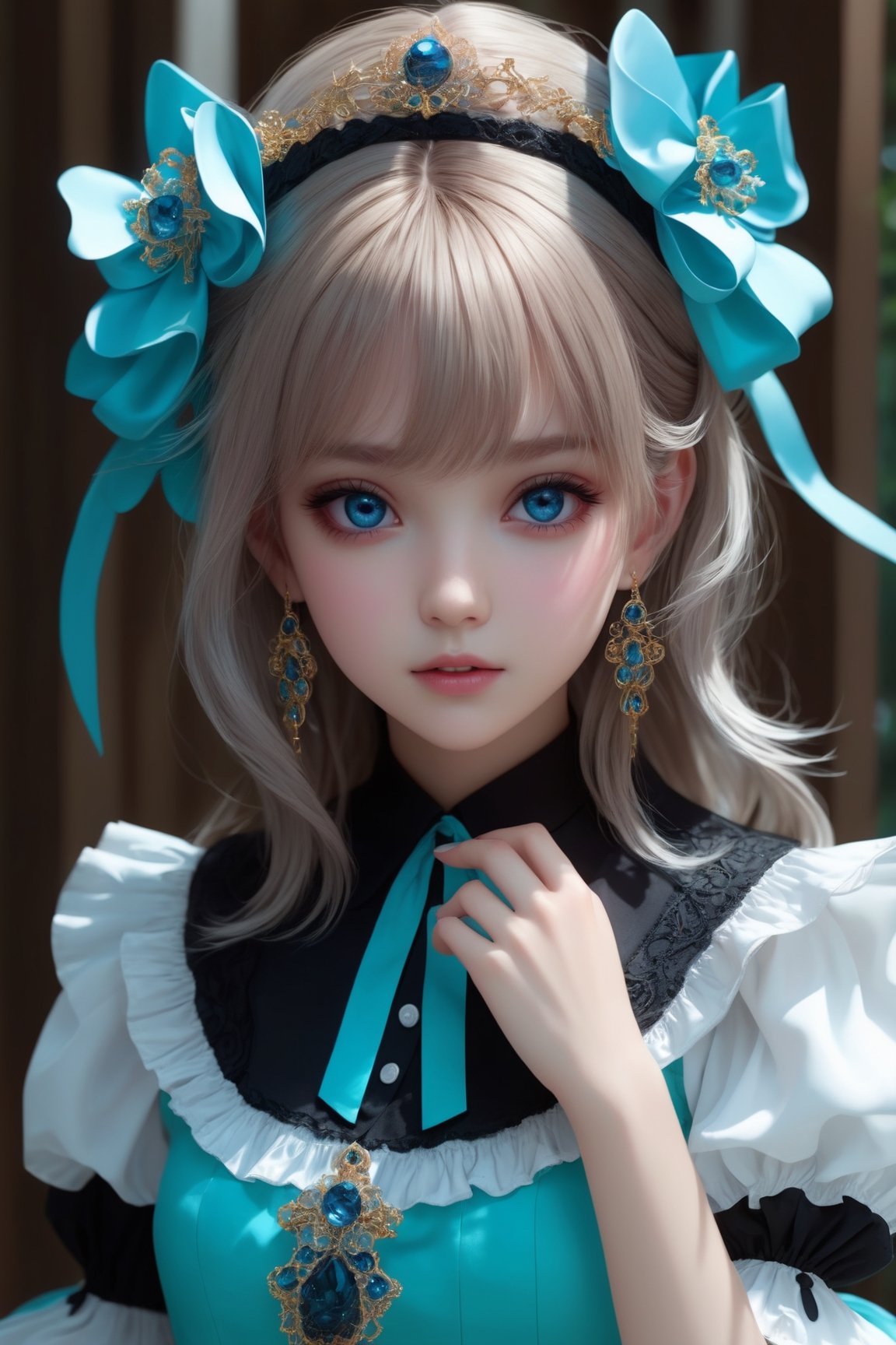 (masterpiece, top quality, best quality, official art, beautiful and aesthetic:1.2), (alluring_lolita_girl), extreme detailed, (fractal art:1.3), colorful, highest detailed, zoom_out, perfect eyes, random hairstyle