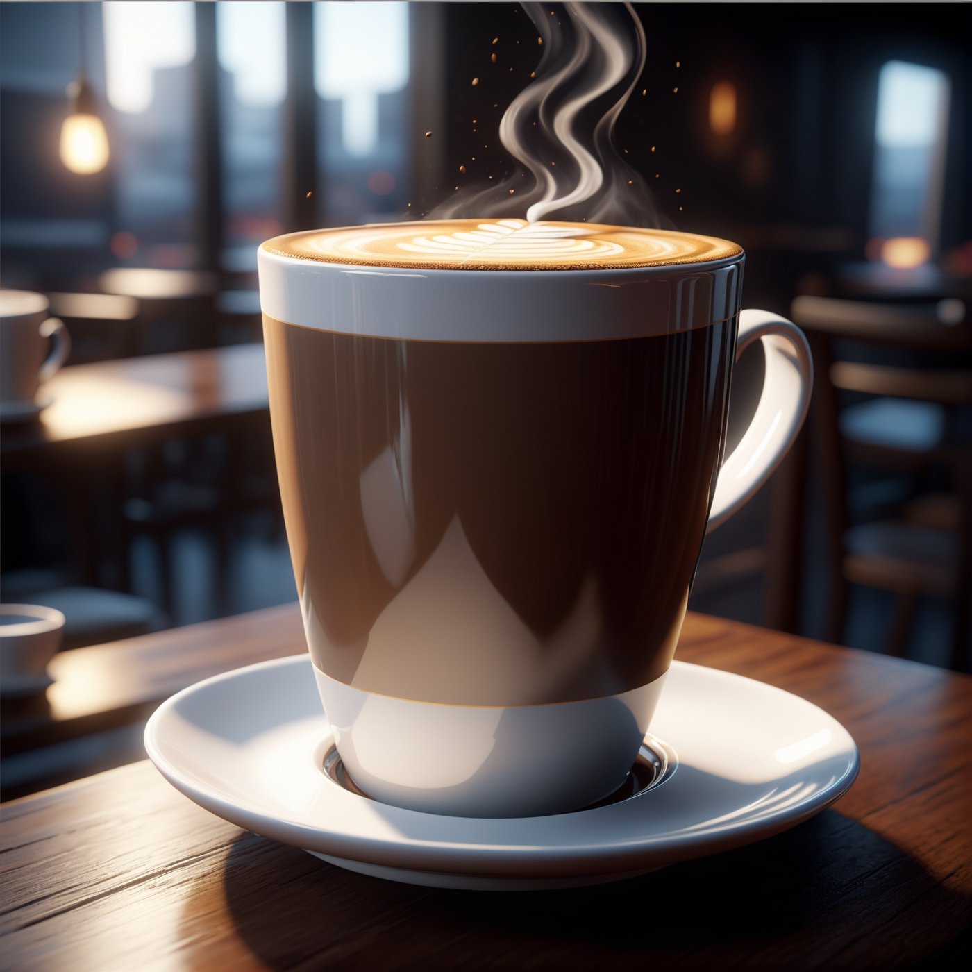 (((masterpiece))), high quality, extremely detailed, 4K, 8K, (a coffee cup:1.2), super fine illustration, approaching perfection, insanely detailed, concept art, epic, cinematic. Unreal engine 5,niji style