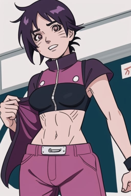 Anko mitarashi cambiando de cuerpo con Naruto