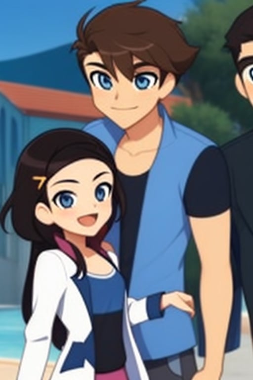 1-boy and girl, LoliRock, couple, happy