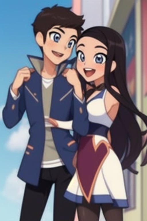 1-boy and girl, LoliRock, sexy couple, happy