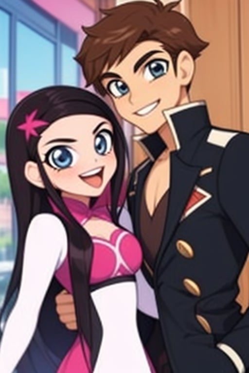 1-boy and girl, LoliRock, couple, happy