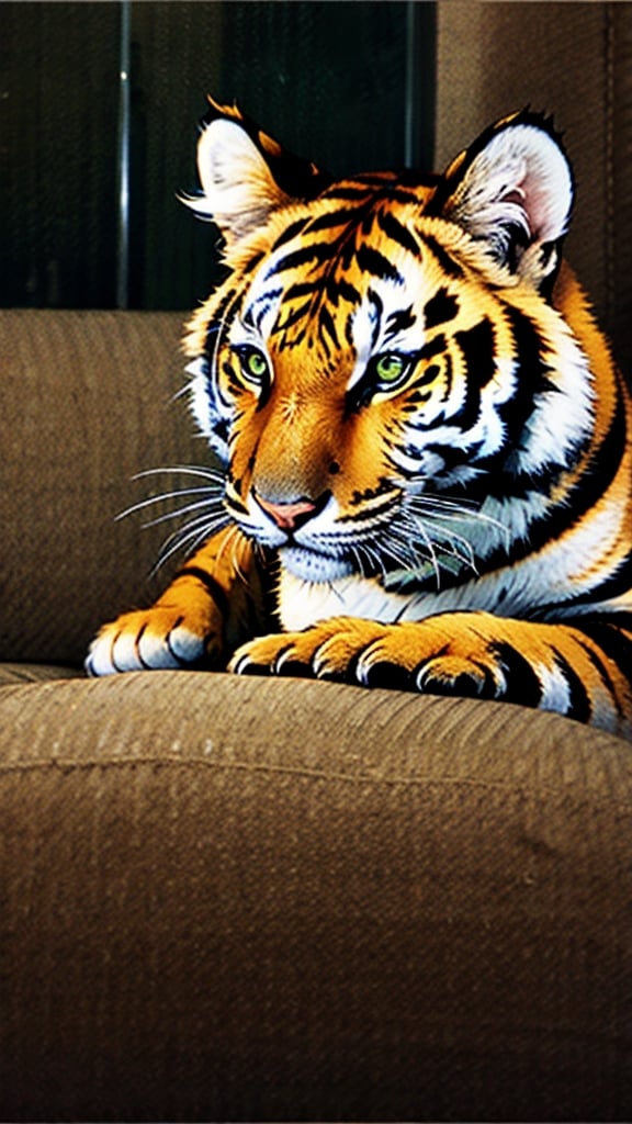 cat, tiger color