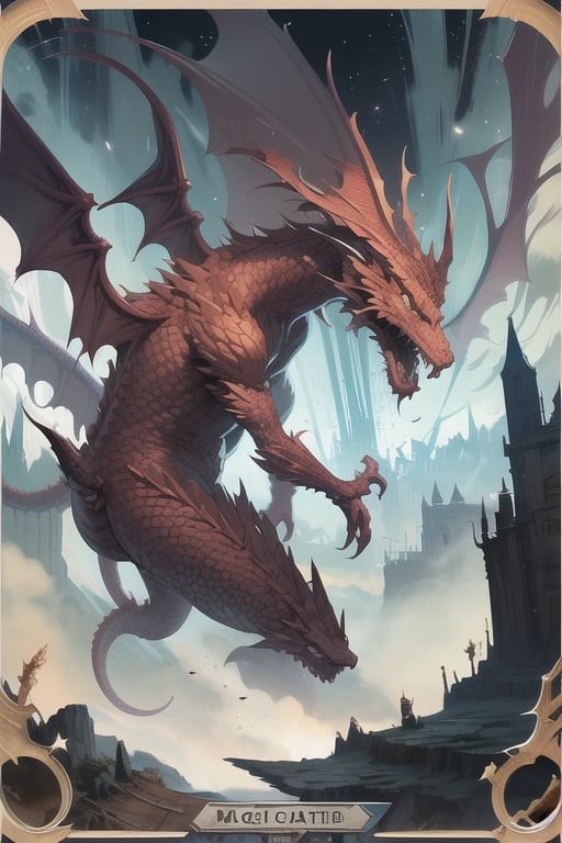 magic the gathering dragon card,