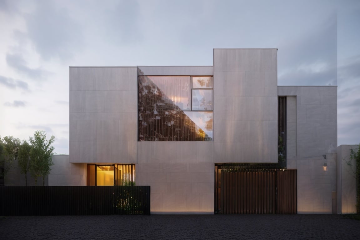 architecture, MODERN HOUSE, vine, trees, cloud, sunset, vivid colours, sky, ((masterpiece,best quality,super detailed,realistic,photorealistic, 8k, sharp focus)), a photo of a building day light, sun, cloud, RAW Photo, RAW texture, Super Realistic, 32K UHD, DSLR, soft lighting, high quality, film rating, Fujifilm XT3,modernvilla