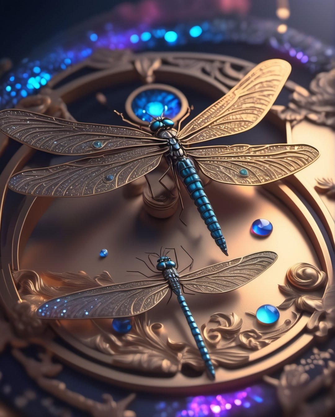 (best quality,4k,8k,highres,masterpiece:1.2),ultra-detailed,(realistic,photorealistic,photo-realistic:1.37), (best quality,4k,8k,highres,masterpiece:1.2),ultra-detailed,realistic, macheniAL dragonfly,
ancient and arcane artifacts,whimsical spellcasting,powers of transformation and illusion,
magic-filled world with unique individuals,beautifully vibrant colors,enchanting lighting,impressive variety of magical effects,strong use of special materials,imaginative illustrations,
