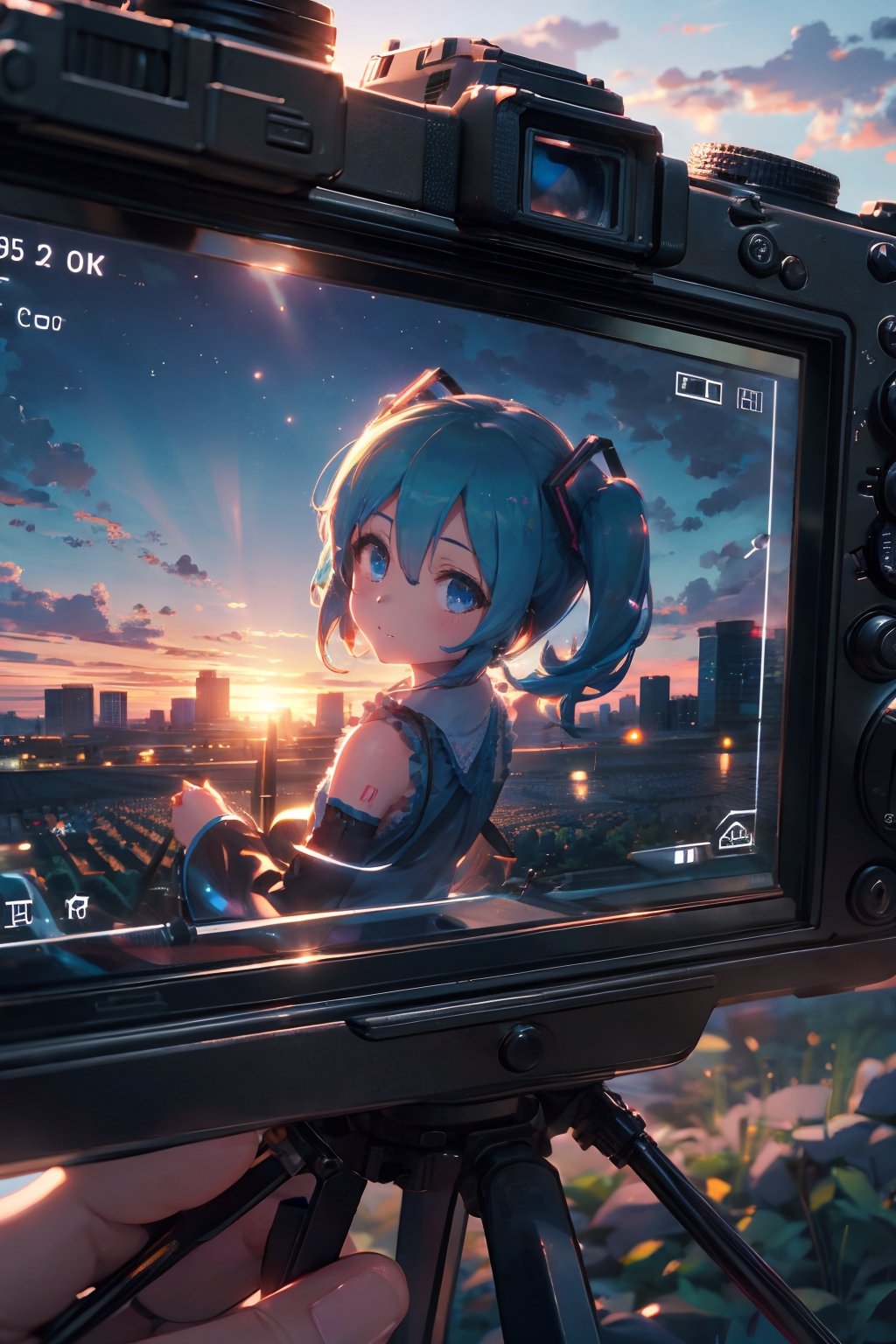 IncrsViewFinder,pov, viewfinder,1girl,hatsune miku,at field,masterpiece, high quality, best quality, highres